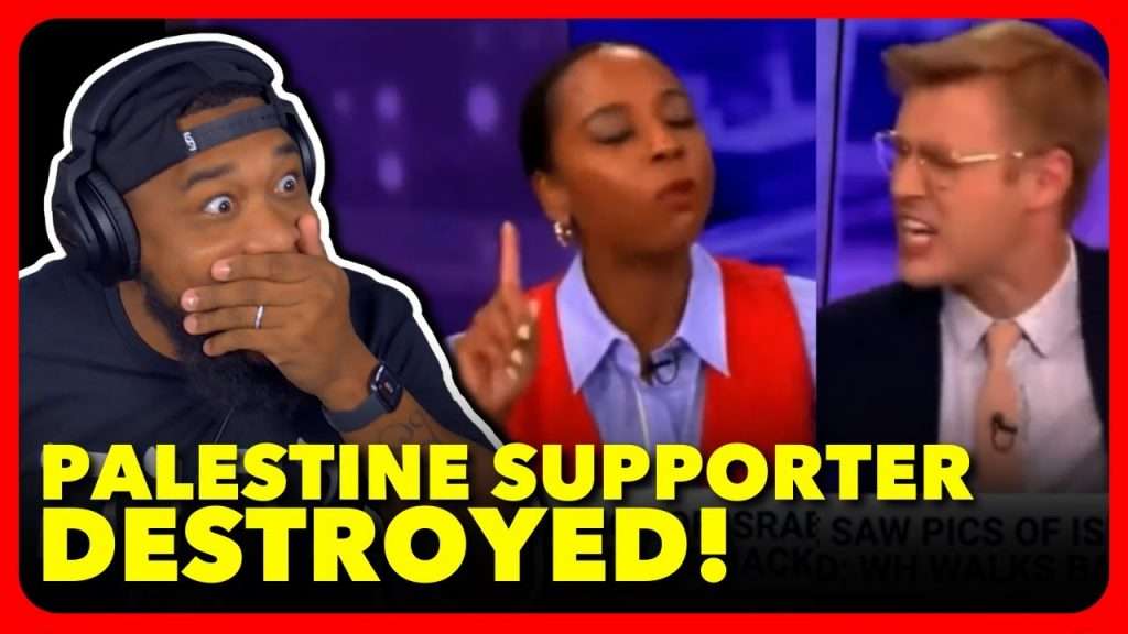 Reporter BLASTS Pro-BLM PALESTINE Supporter for DEFENDING Hamas!