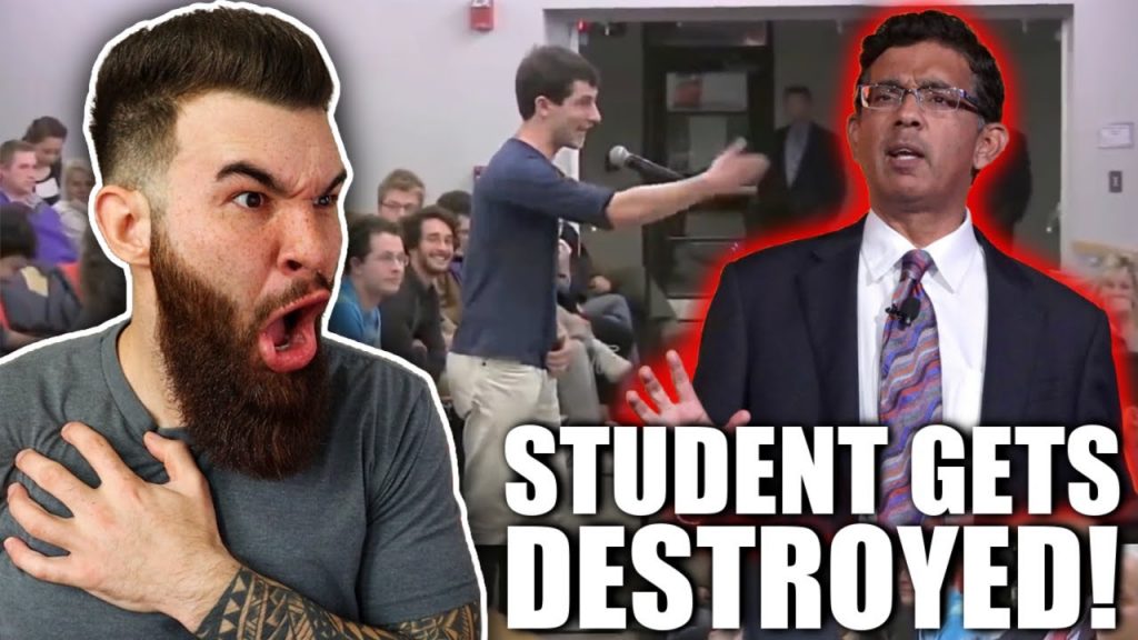 D’Souza Absolutely DESTROYS College Student | REACTION