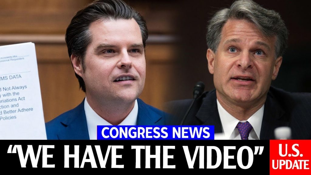 PLAY THE VIDEO’ Wray HIDES LIKE RAT After Matt Gaetz Revealed SH0CKING ‘FBI Spy’ Recording