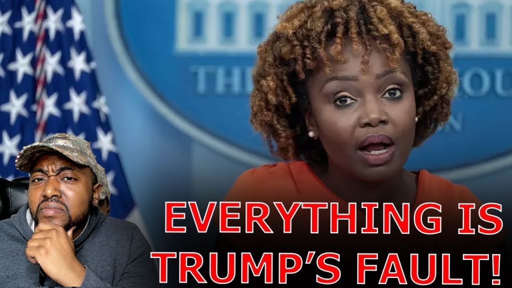 Karine Jean Pierre Blames TRUMP For Bad Economy And Biden’s TERRIBLE Approval Ratings!