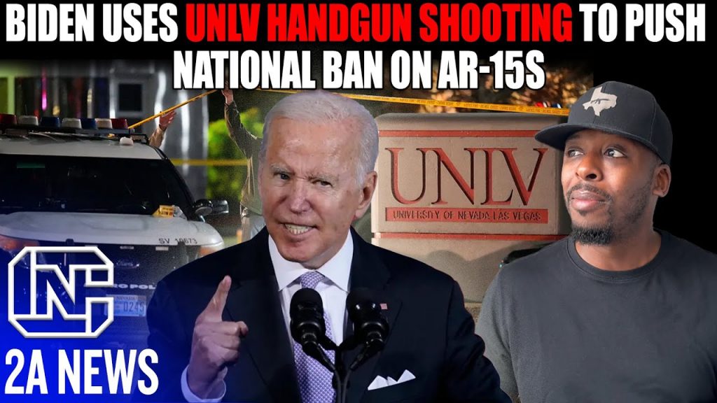 Biden Uses UNLV Handgun Shooting To Push National Ban On AR-15s