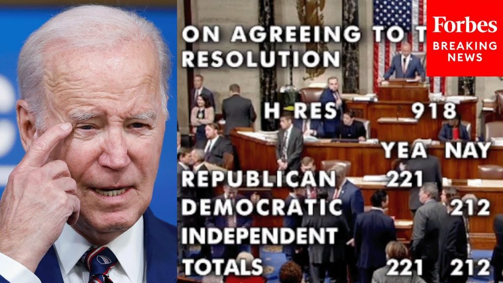 BREAKING NEWS: House Republicans Vote To Advance Impeachment Inquiry Into President Biden