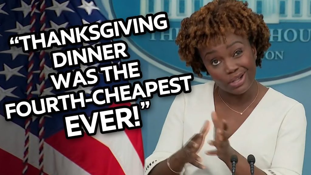 White House Claims Thanksgiving Dinner was Fourth-Cheapest Ever!