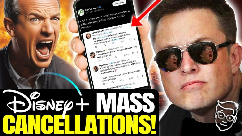 PANIC! Thousands CANCEL Disney+ After Elon Says “Go F*** Yourself!” to Bob Iger, BREAKS INTERNET