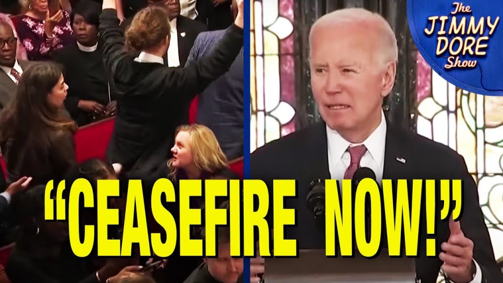 Biden SHAKEN After Speech Interrupted By Pro-Palestinian Protesters!