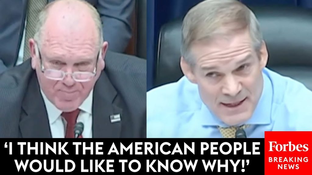 JUST IN: Jim Jordan Questions Ex-ICE Chief About Record Border Crossings