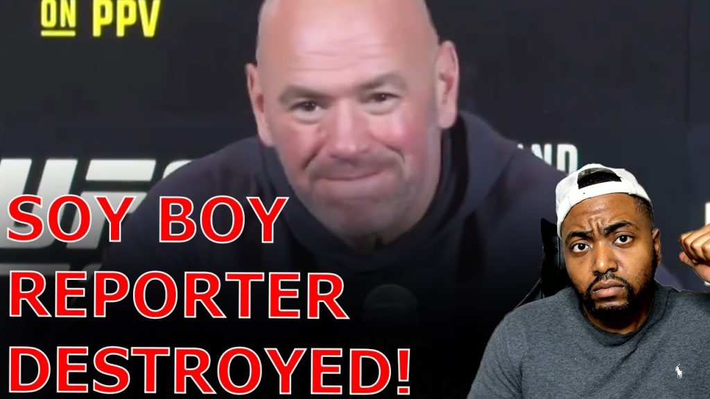 Dana White DESTROYS WOKE Reporter Crying About Homophobic Fighters As F Trudeau CHANTS ERUPT At UFC