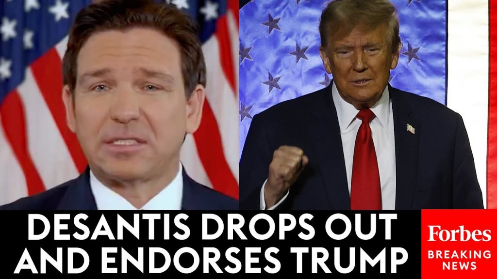 BREAKING NEWS: DeSantis Drops Out Of Presidential Race And Endorses Trump