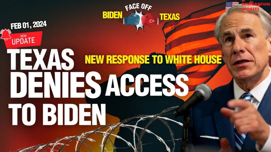 JUST NOW: TEXAS DENIES ACCESS to BIDEN | GOVERNOR ABBOTT: NO ACCESS TO FEDERAL AGENTS, Migrants 2024