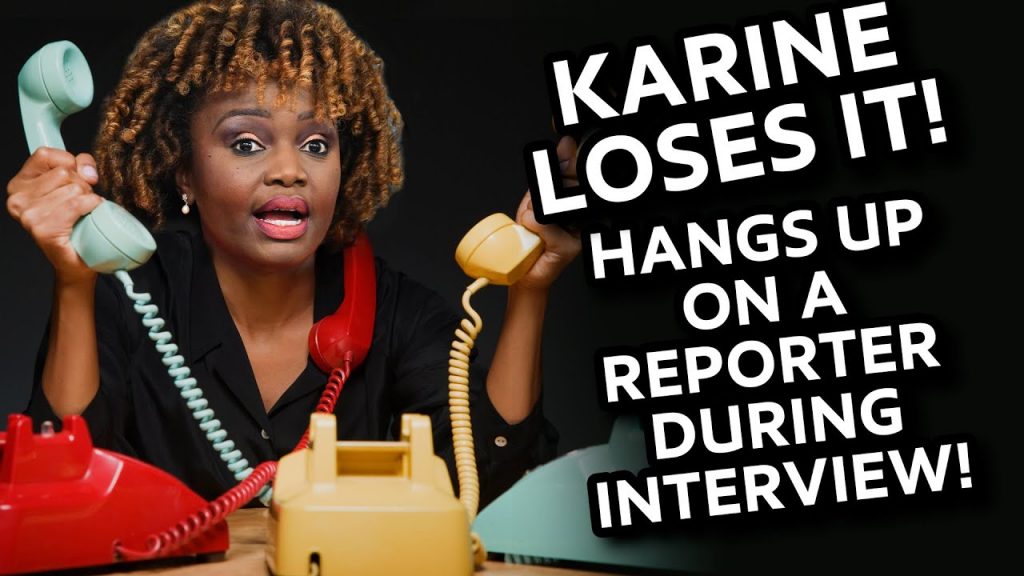 Karine RAGE QUITS During Phone Interview With News Reporter!! â˜Žï¸