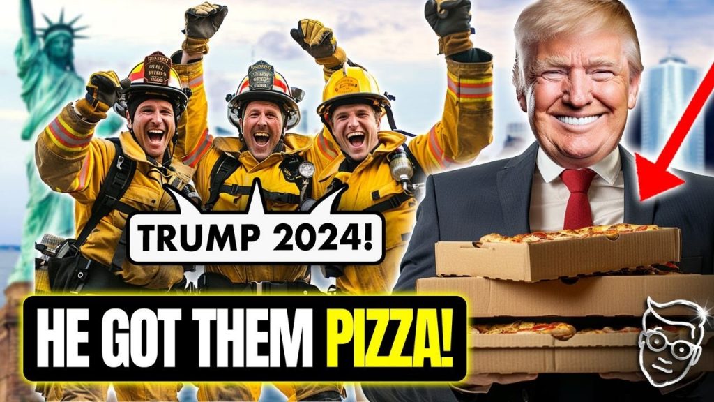 Trump SHOCKS New York Firestation With Surprise PIZZA Delivery, Firefighters YELL ‘Please Save Us’