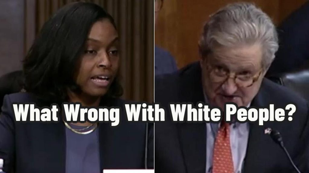 Biden Nominee STUNNED As Sen. Kennedy Reads Her Own Words About White Supremacy