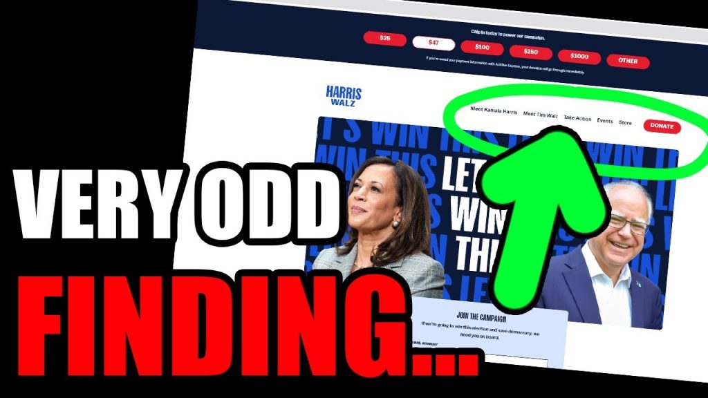 LOOK what was found on Kamala Harris’ campaign website!! WOW