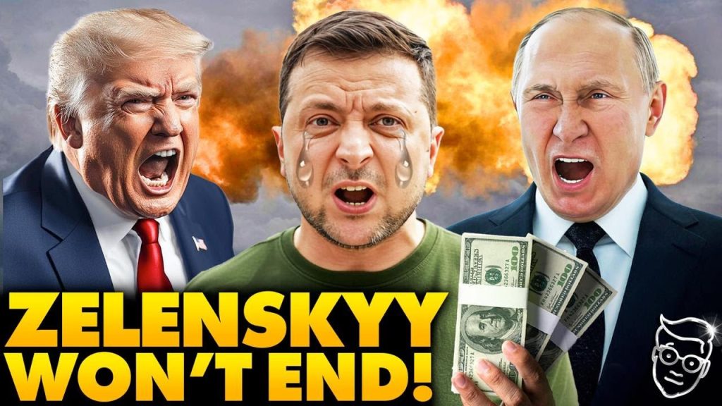 Zelensky SCREAMS Like a Spoiled Child as Trump Makes Peace Deal with Russia | ‘We Want More Money!’