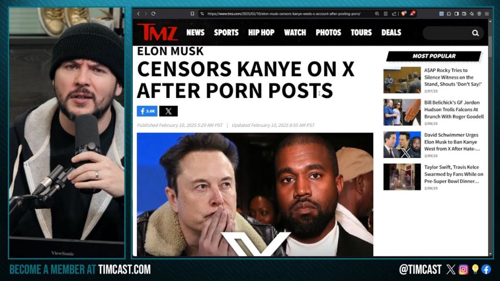 Kanye West CENSORED After WILD X Rant, Elon Flags Page After Ye Posts ADULT Content, Deactivates X