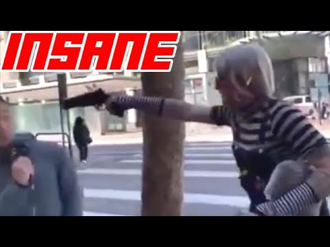 Transgender Woman Pulls Gun Out On SF Street Preacher