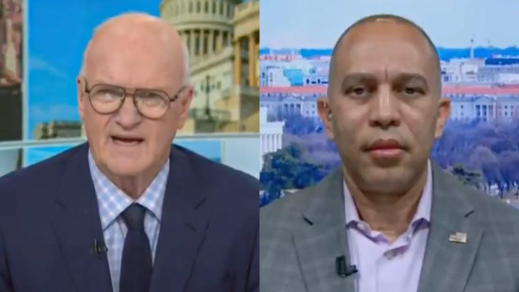 Hakeem Jeffries Fails To Answer Off-Script Question On Live TV