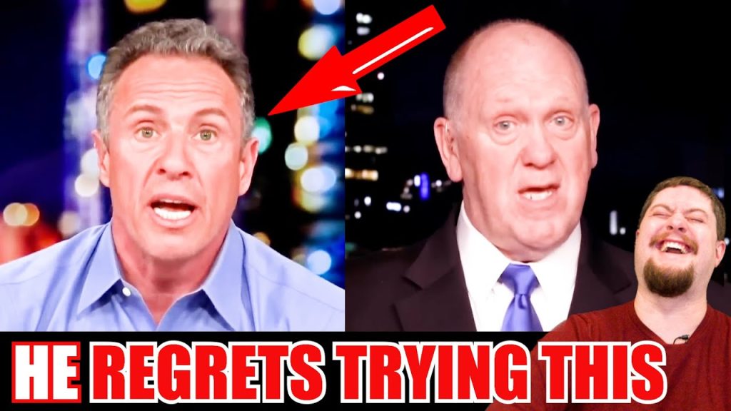 Tom Homan TELLS OFF Smug Chris Cuomo Live on his Own Show