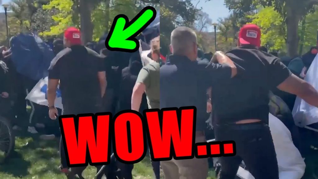 MAGA Bulldog takes on ENTIRE LEGION of Antifa!!!