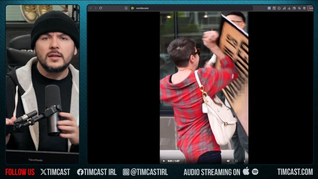 Liberal Woman ATTACKS Pro Life Activist, LOSES IT When She Is Told SHES WRONG