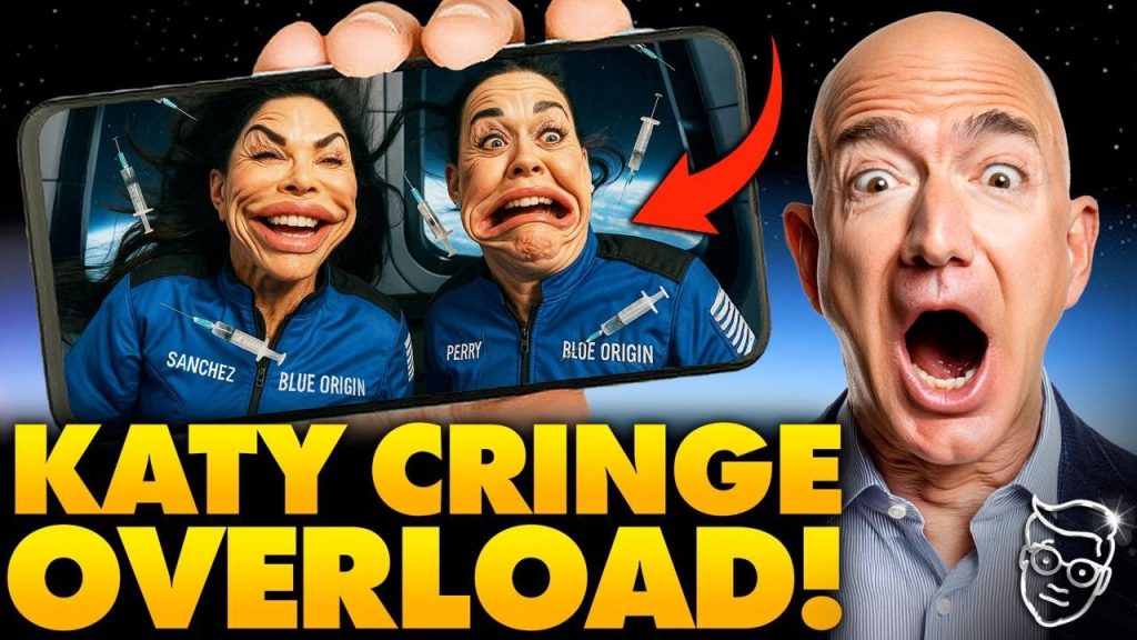 CRINGE: Katy Perry Kisses The Ground After Humiliating 3 Minute Ride on Jeff Bezos ‘Dick Rocket’