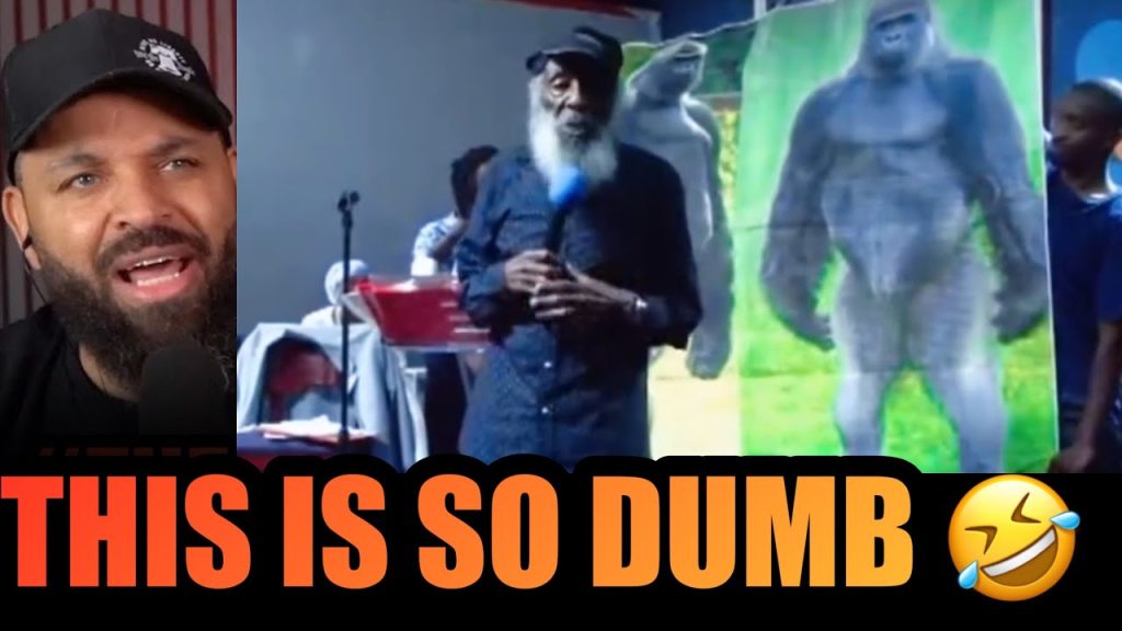 Black Man Makes a Fool of Himself Trying to Prove White People Look More Like Apes Than Blacks