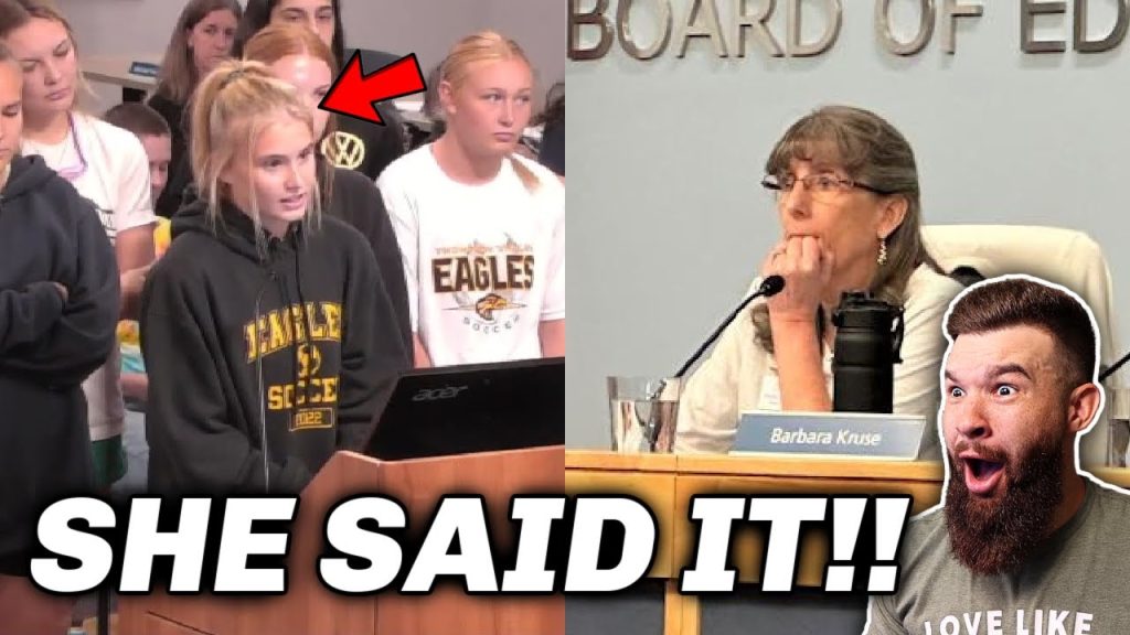 Brave Students Make BOLD Stand For Girls Sports During HEATED School Board Meeting