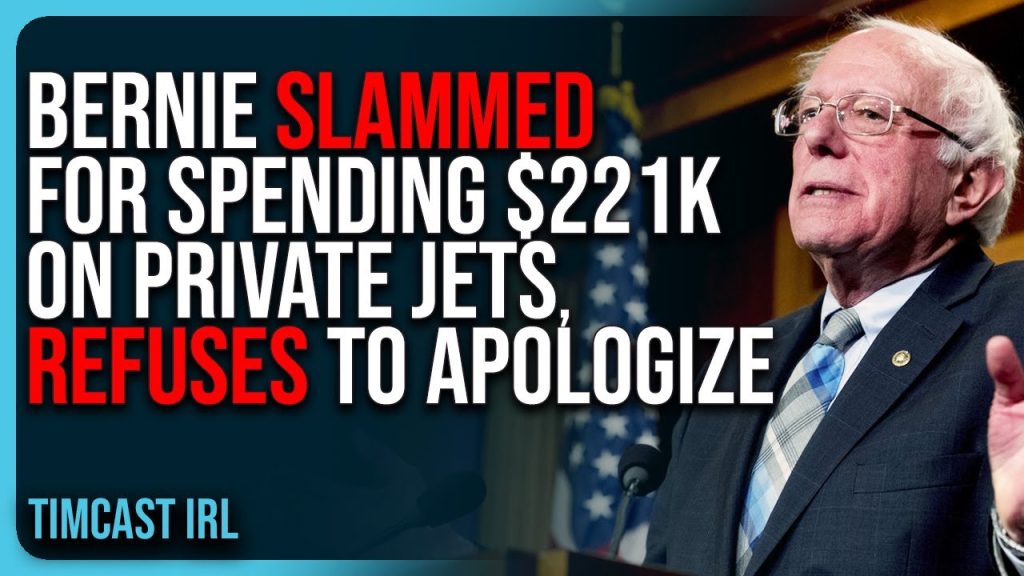Bernie Sanders SLAMMED For Spending 1k On Private Jets, REFUSES To Apologize