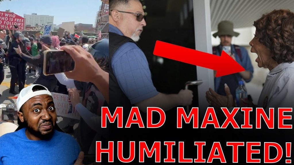 Officer HUMILIATES Maxine Waters As She Tries To BREAK INTO ICE Detention Center During LA RIOTS!