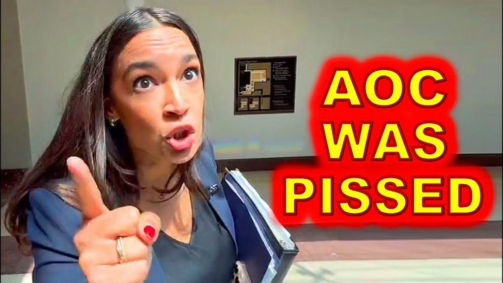 AOC Gets CONFRONTED By Reporter and SNAPS After Being CALLED-OUT for LYING…..