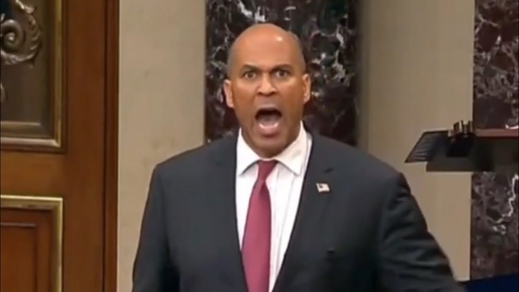 ‘Crazy eyed’ Cory Booker has bizarre meltdown on Senate floor