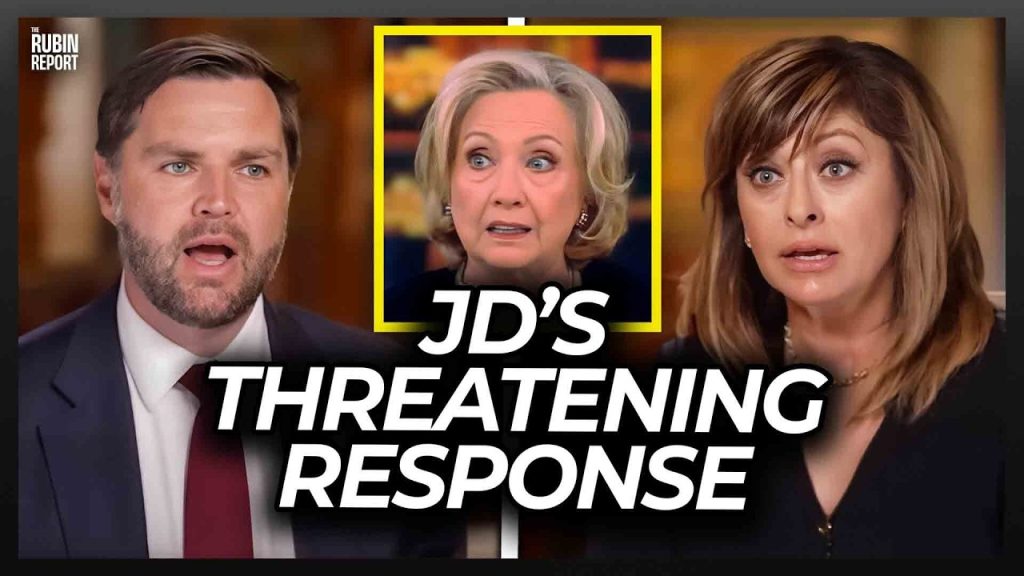 Host Stunned by JD Vance’s Brutally Honest Reaction to Hillary Clinton Question