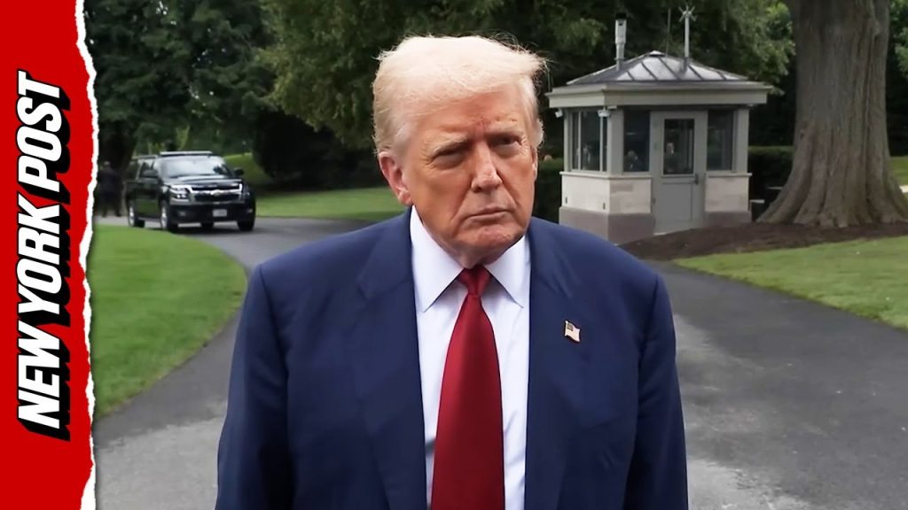 Trump says a THREAT was made when asked why US nuclear submarines were moved towards Russia