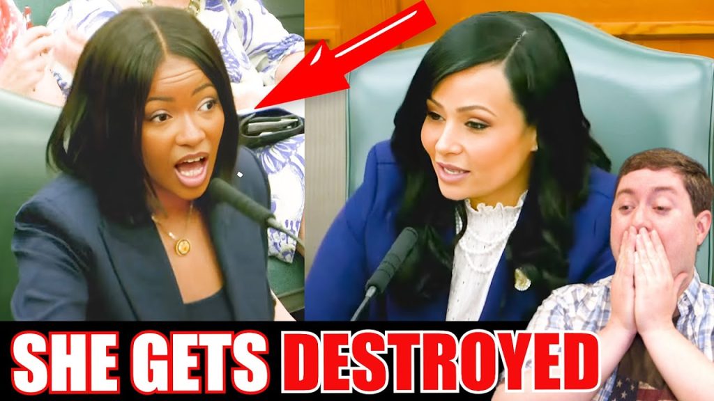 MAGA firebrand DESTROYS clueless Jasmine Crockett in front of the entire world