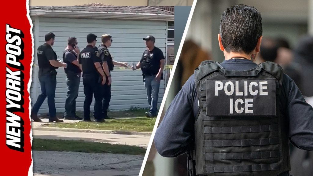 Scene After ICE Agent Fatally Shot Man Who Dragged Officer With Car Near Chicago
