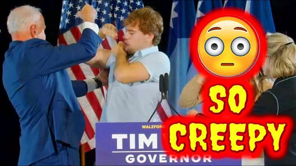 Tim Walz Get CREEPY During Campaign RALLY and Calls Us WEIRD……