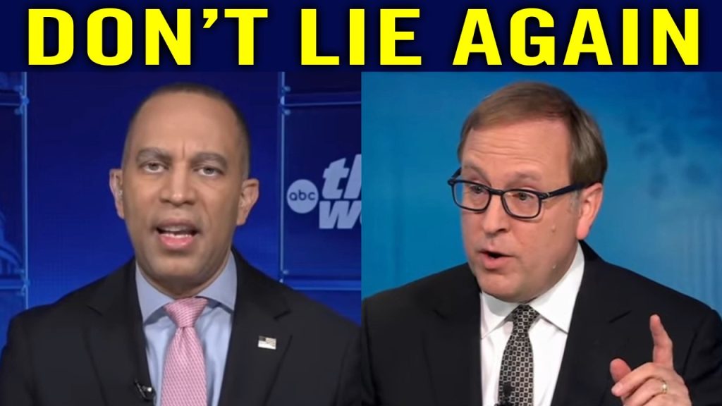 Hakeem Jeffries CALLED OUT and EXPOSED by ABC Host