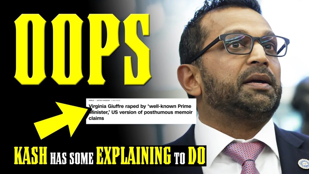 Kash Patel has some SERIOUS EXPLAINING to Do…