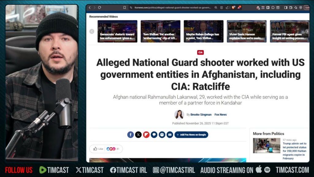 Terrorist Who Gunned Down Guardsmen Was CIA Asset, Democrats PUSHED For This | Tim Pool