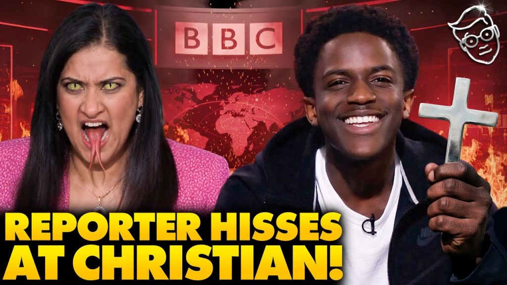 Rapper Proclaims ‘Christ Is King’ as BBC Anchor Literally HISSES On Air | Christians RAGE: ‘Demon…’