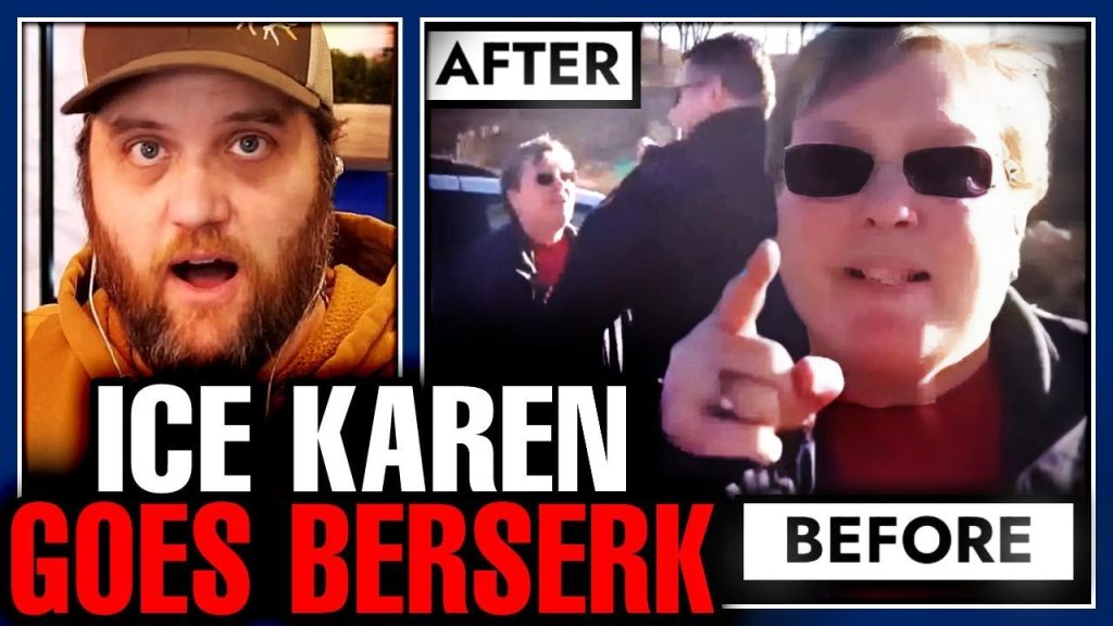 ICE KAREN THROWS HERSELF IN FRONT OF POLICE CAR GETS IMMEDIATELY HUMILATED!