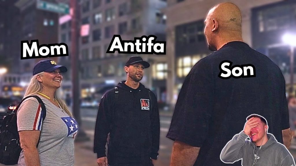 Antifa Bully Harasses Woman, Then Her SON Shows Up…