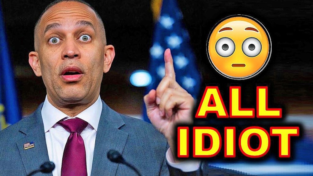 Hakeem Jeffries BLINDSIDES the PRESS with DUMB Trump Analogy…..