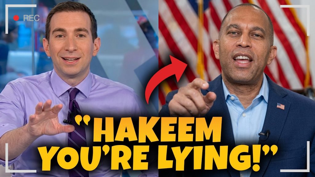 Hakeem Jeffries RAGE QUITS CNBC Interview