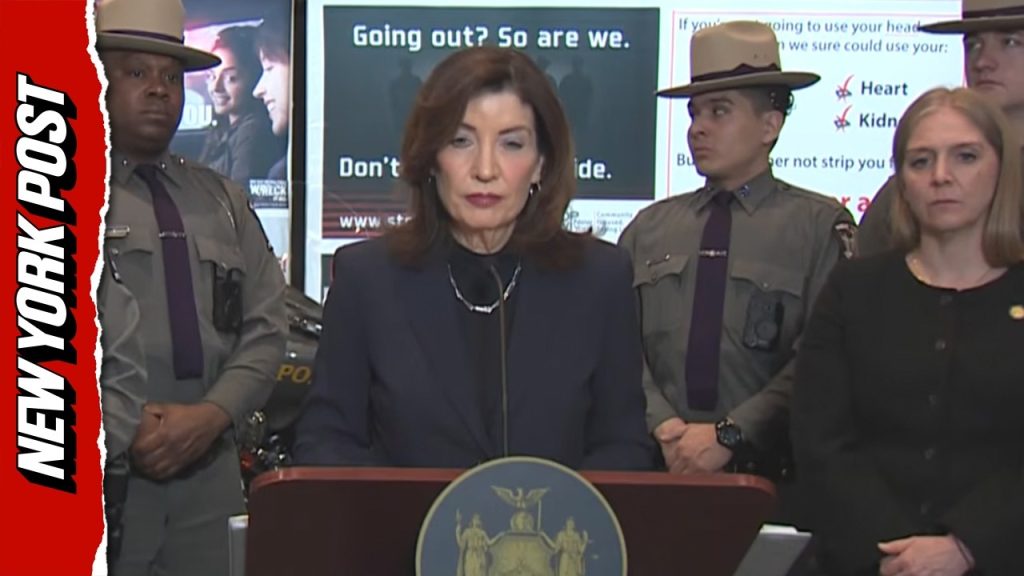 Gov. Hochul Abruptly Ends Presser While Being Heckled With Chants
