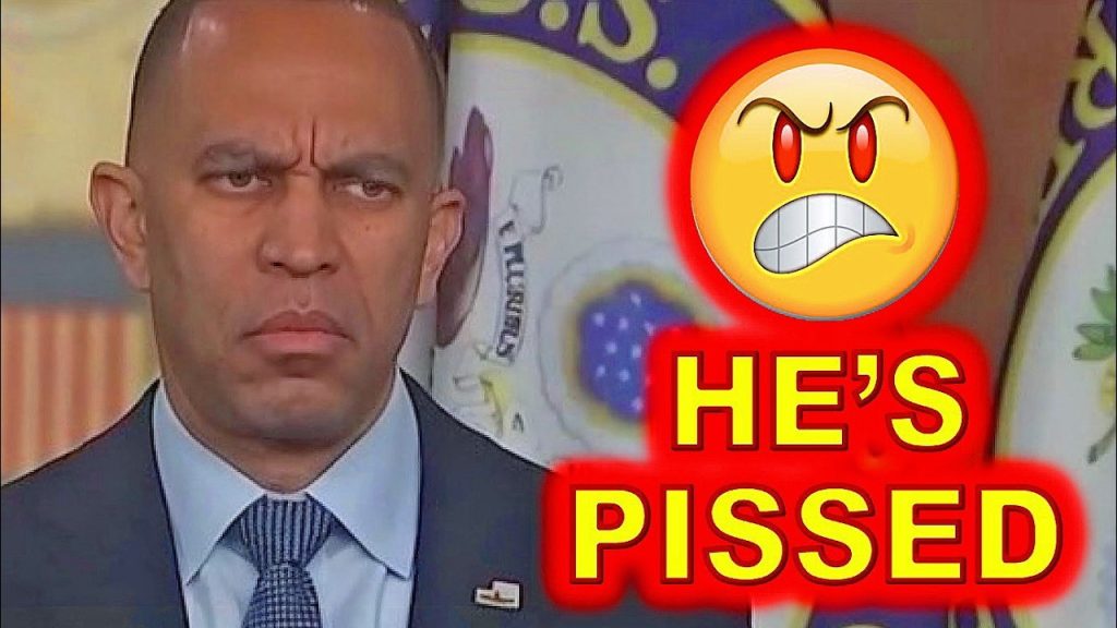 Hakeem Jeffries LOSES CONTROL at Yesterday’s Press Conference…..