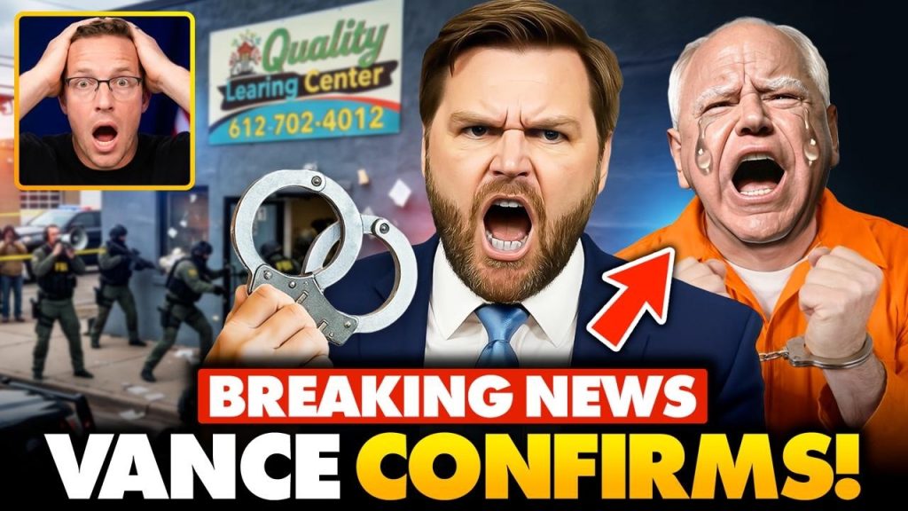 JD Vance CONFIRMS The FBI is TARGETING Tim Walz for Mass Somali FRAUD: ‘It’s Over…’