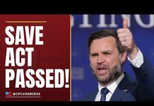 BREAKING: SAVE ACT PASSED – Vance Makes It Official